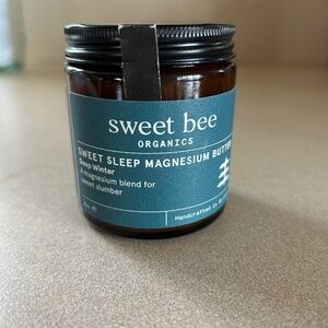 Sweet Bee Organics sweet sleep magnesium butter deep winter scent NEW Sealed 4oz